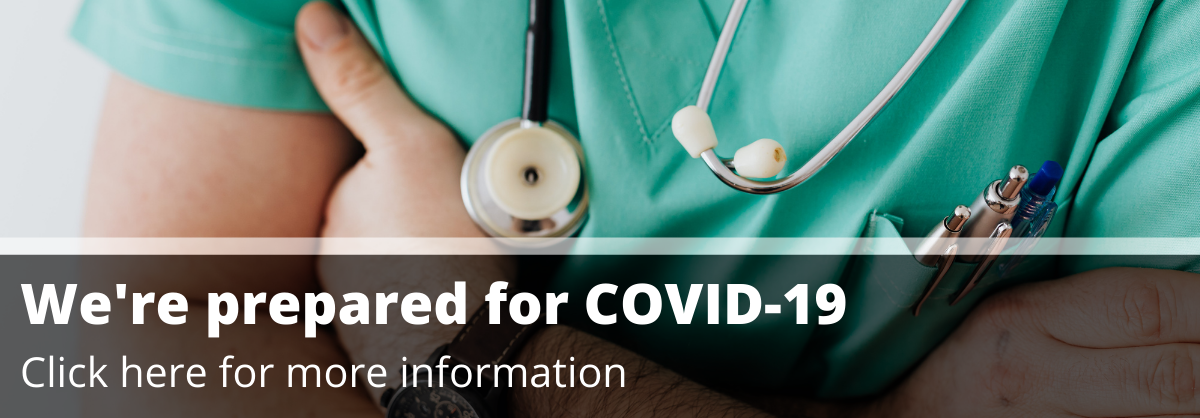We're prepared for COVID-19. Click here for more information.