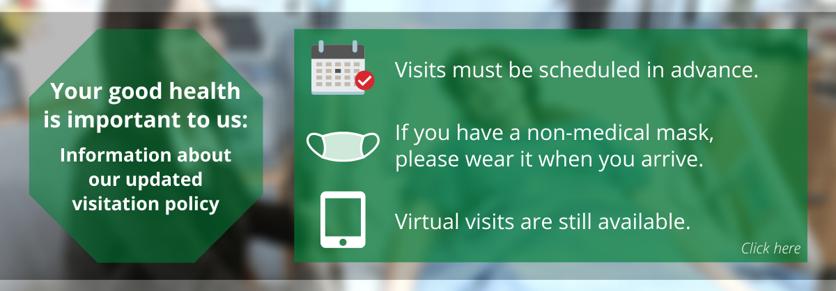 Restricted Visiting Hours (COVID) - Click here