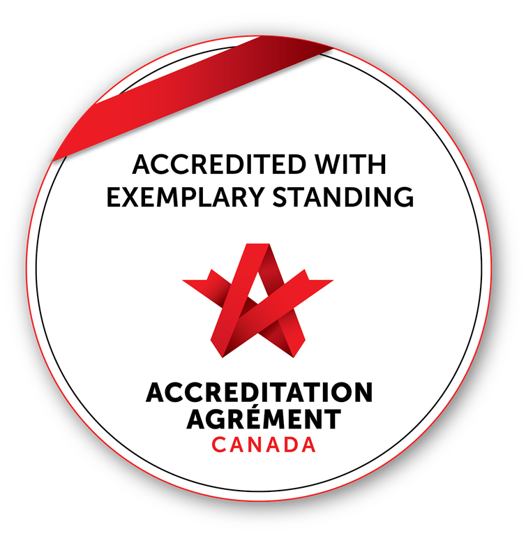 Accredited with exemplary standing logo